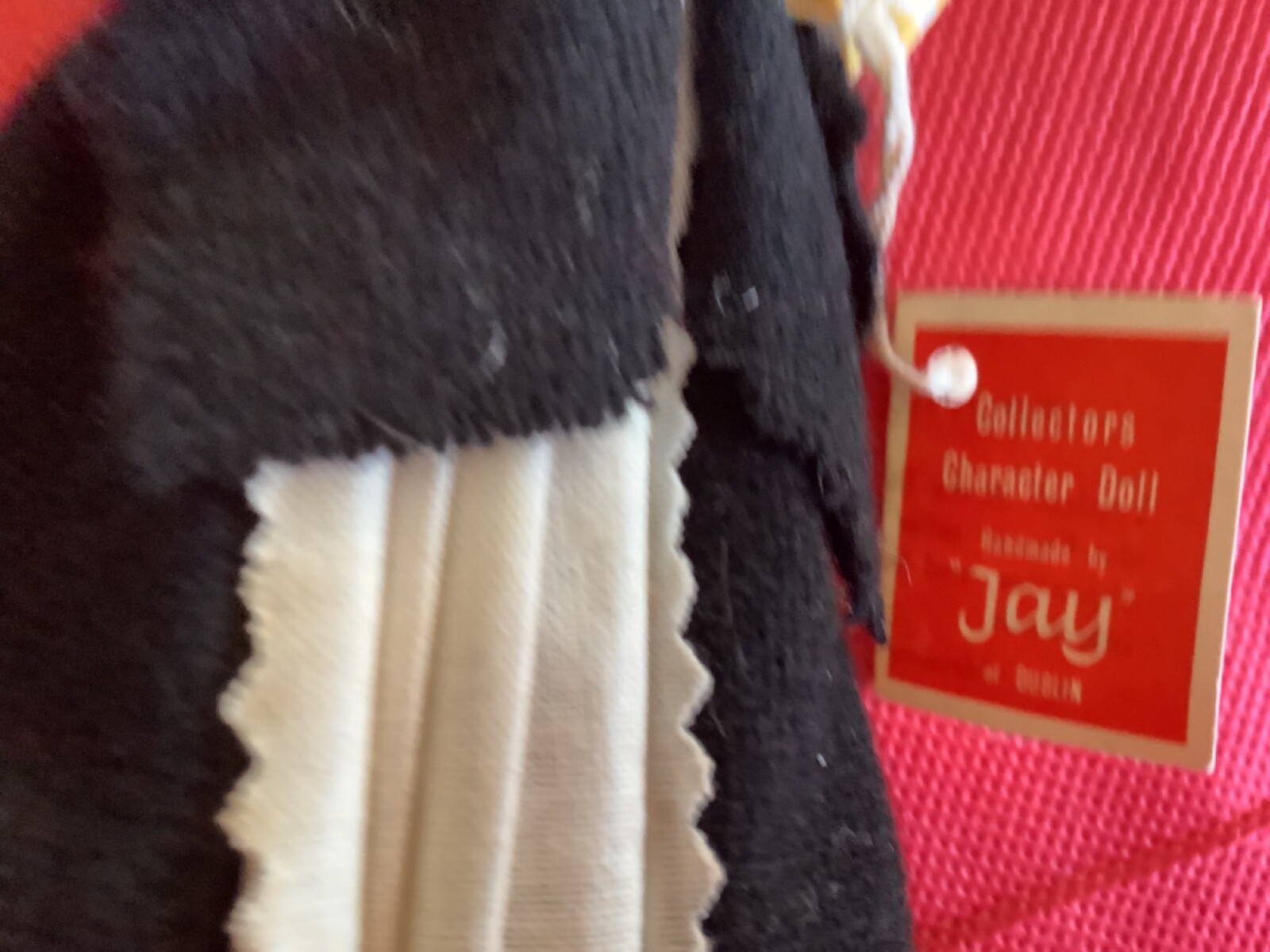 Collectors character doll by Jay handmade in Dublin Ireland flower seller