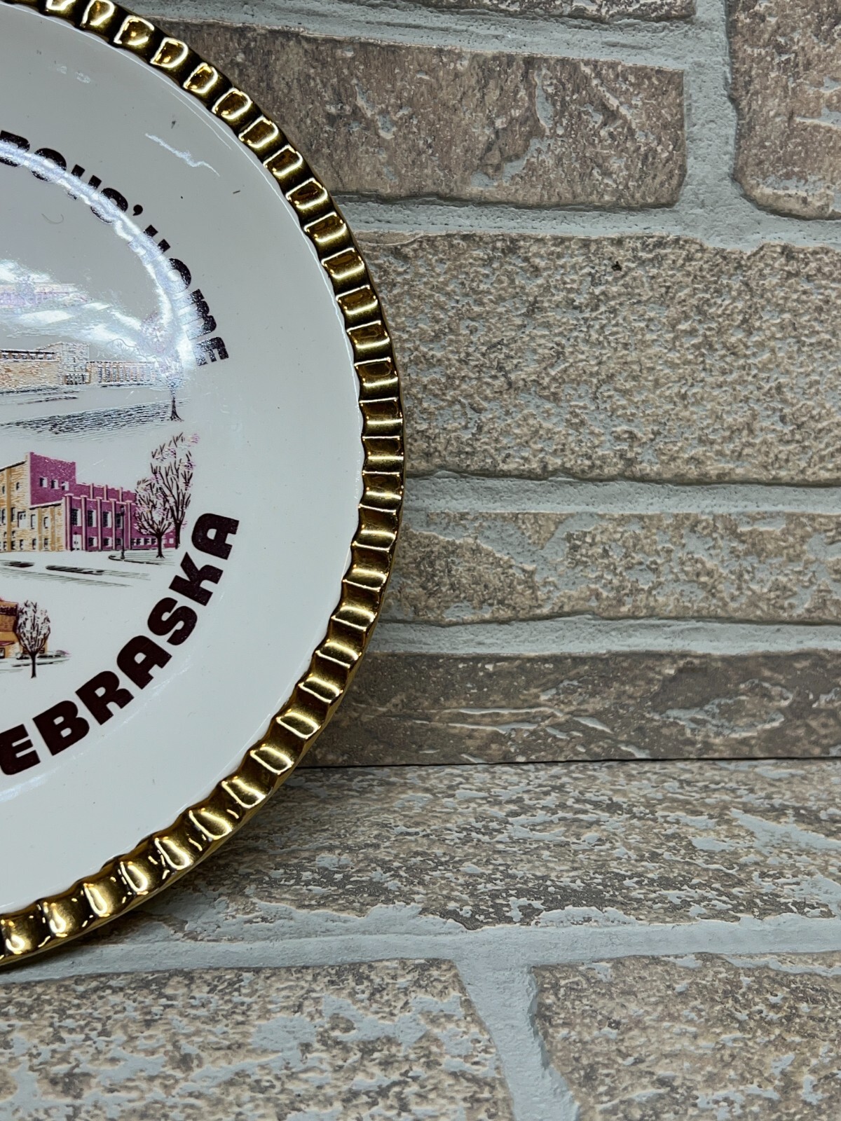 Vintage Father Flanagans Boys Home Boys Town Nebraska Souvenir Plate 9 in.