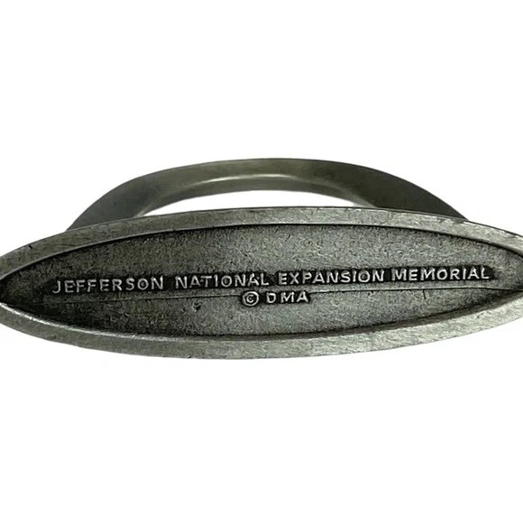 Pewter Arch Jefferson Expansion Memorial Saint Louis Gateway To The West