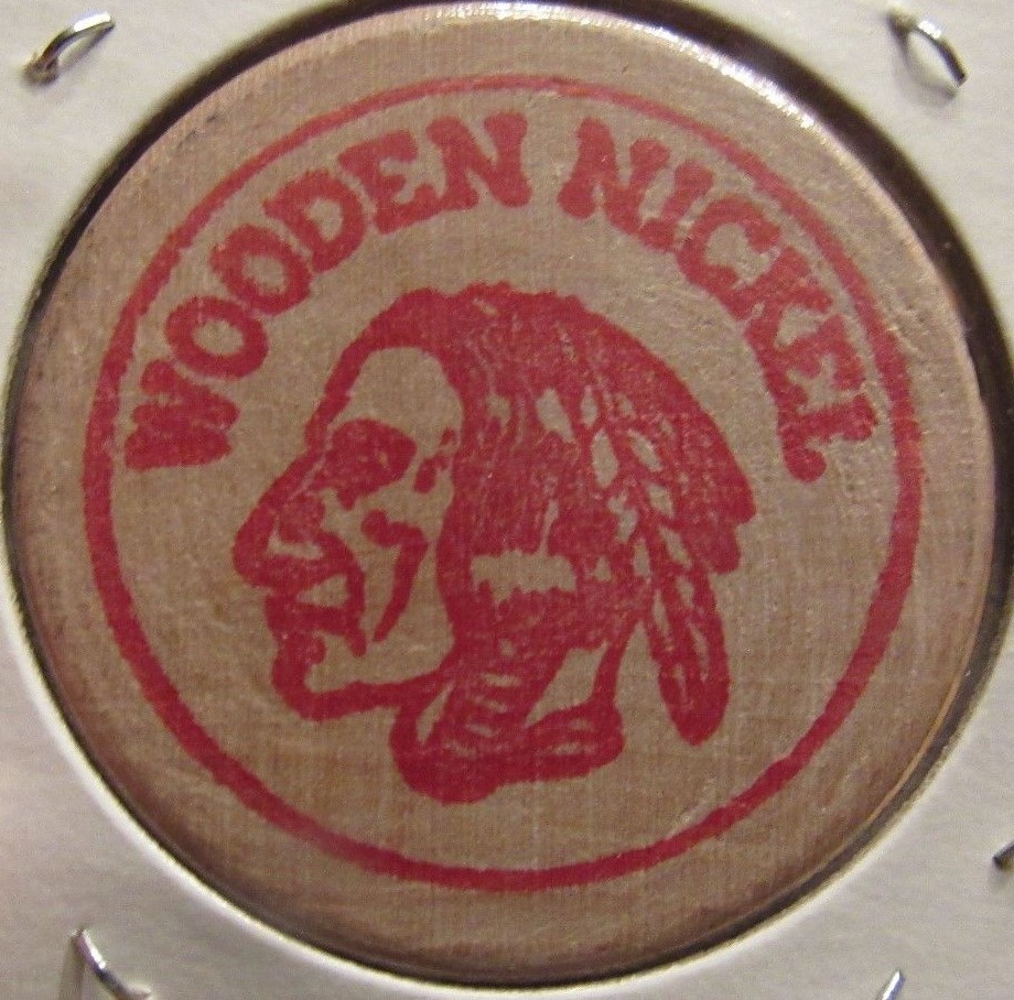 1970 K.S.N.A. Louisville, KY Coin Club Wooden Nickel – Token Kentucky #1