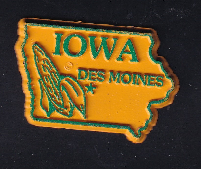 Des Moines Iowa Travel Fridge Magnet Corn