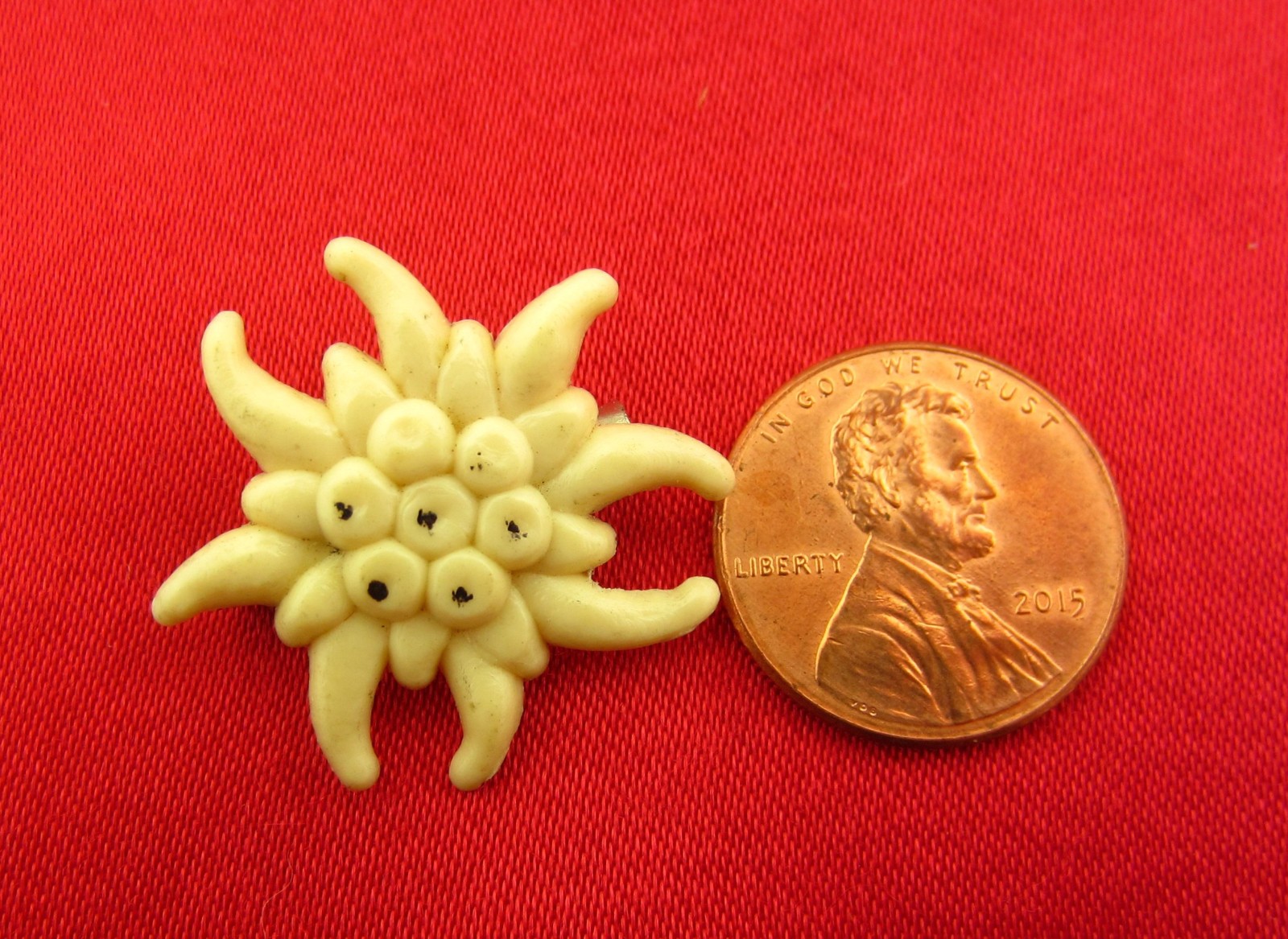 Vintage EIDELWEISS Pin Brooch MADE IN FRANCE National Flower Austria Switzerland