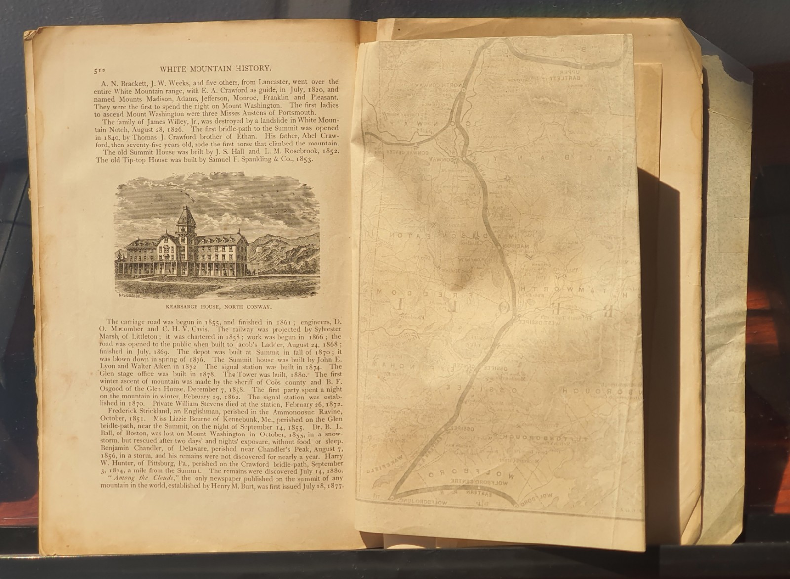 Original August 1880 Granite Monthly New Hampshire Vol III No. 11 w/Fold-Out Map