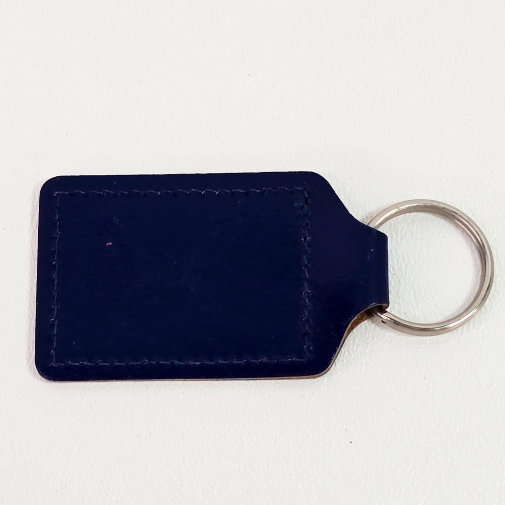 Royal Britain Blue Leather England Keyring