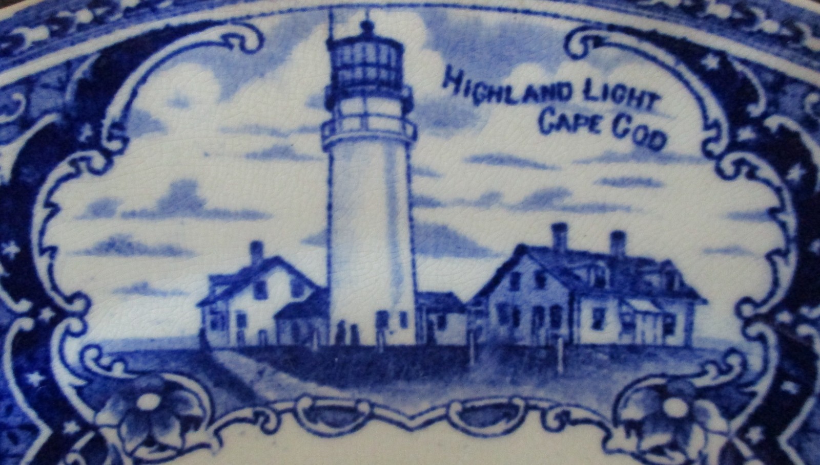 Early 20th Century Souvenir Multi Scene Plate Provincetown Massachusetts