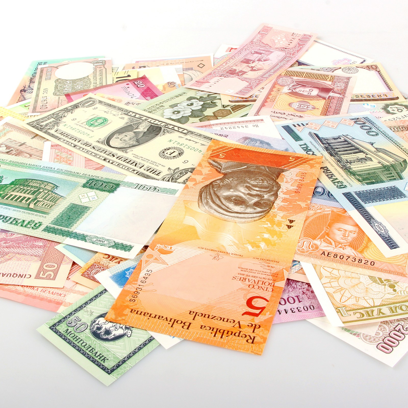 100PCS Different World Banknotes UNC Currency Paper Money set From 50 Countries