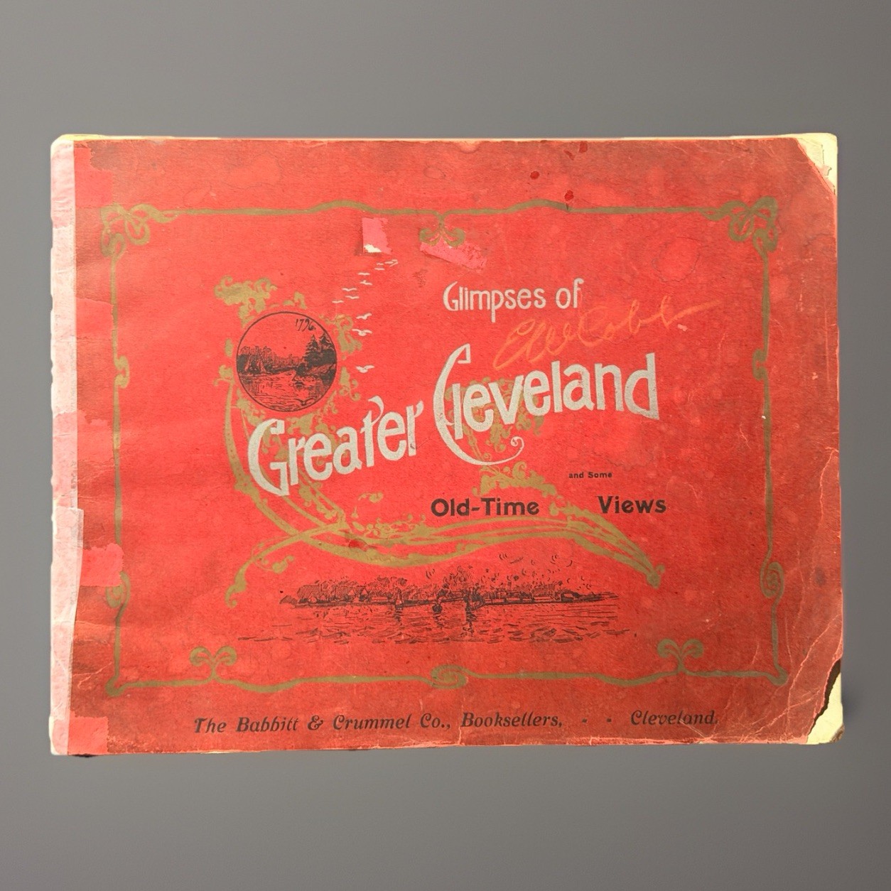 1905 Glimpses Of Greater Cleveland Old Time Views Ohio Photo Souvenir Book