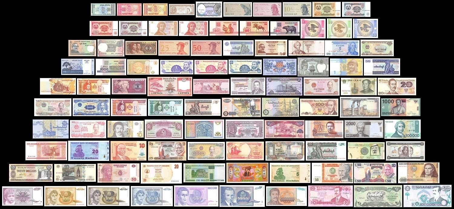100PCS Different World Banknotes UNC Currency Paper Money set From 50 Countries