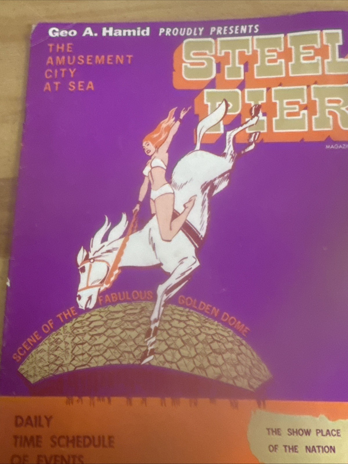ATLANTIC CITY NJ STEEL PIER MAGAZINE – 1969 SCHEDULE ATTRACTIONS – LOOK