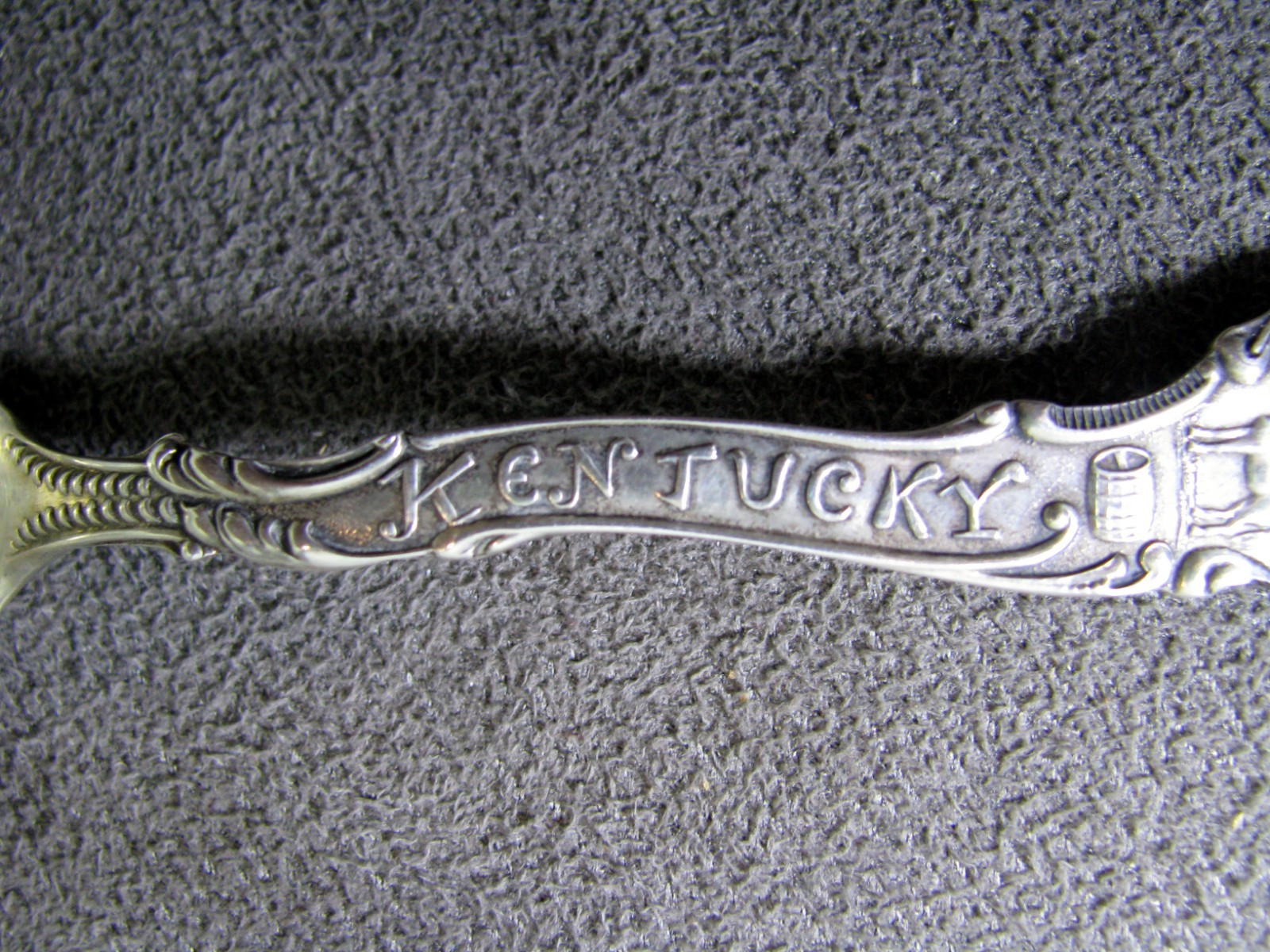 Excellent Jefferson Memorial Sterling Silver Louisville Kentucky Souvenir Spoon