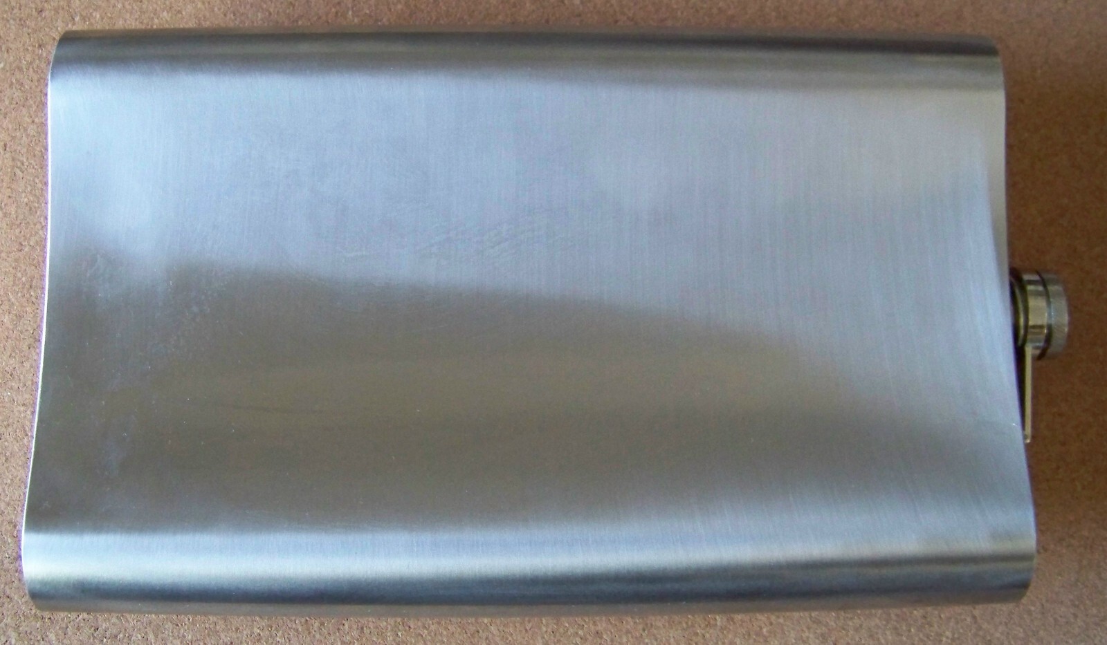 Las Vegas stainless steel flask large 64 oz with carry case & shoulder strap