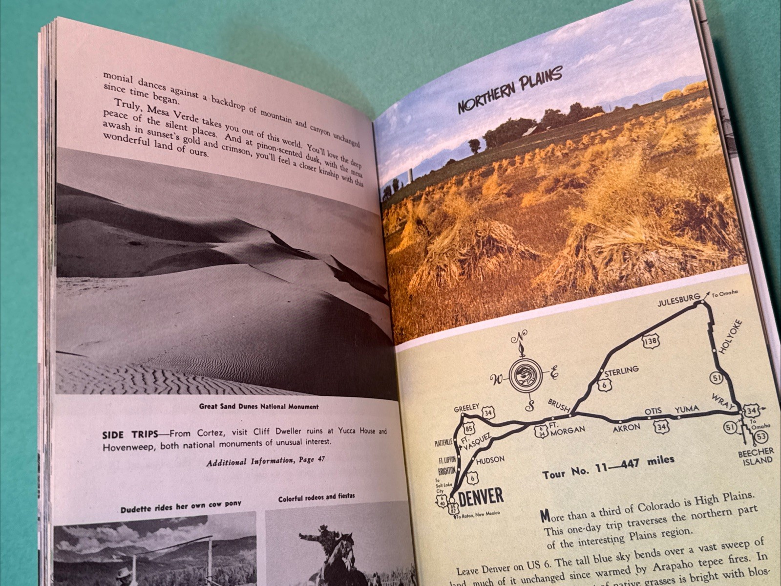 Denver 2 brochures incl Harold Wolfinbarger Pictorial Map 1950’s vintage
