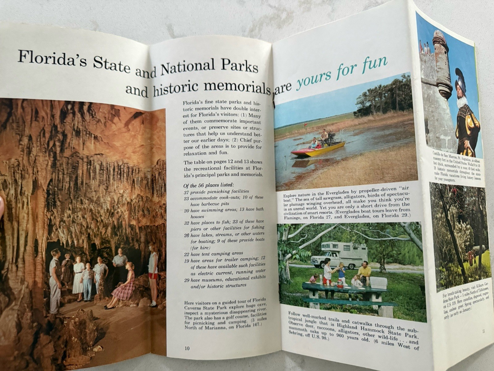 1960s Florida Color Tourism Booklet BEST VACATION BUY OF ALL 20 Pages Sun Fun