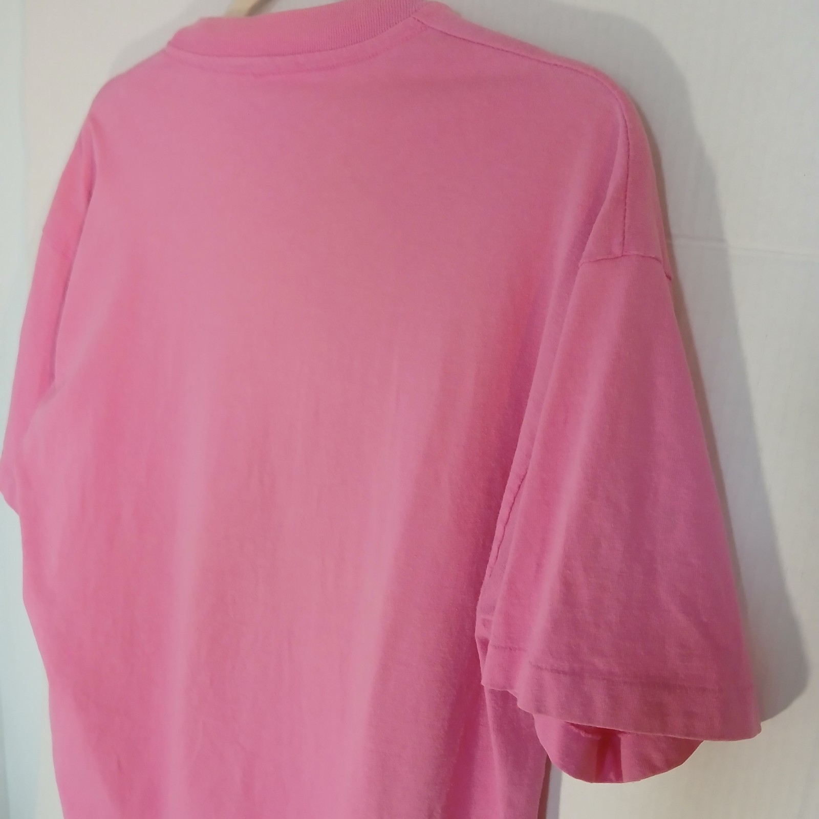 HAMPTON BEACH New Hampshire Vintage 90’s Pink Graphic Large Adult T-Shirt Coast