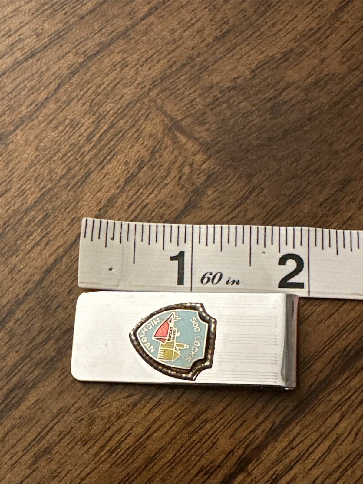Vintage SOO LOCKS Sault Ste. Marie Michigan – Money Clip – Maritime – RARE!