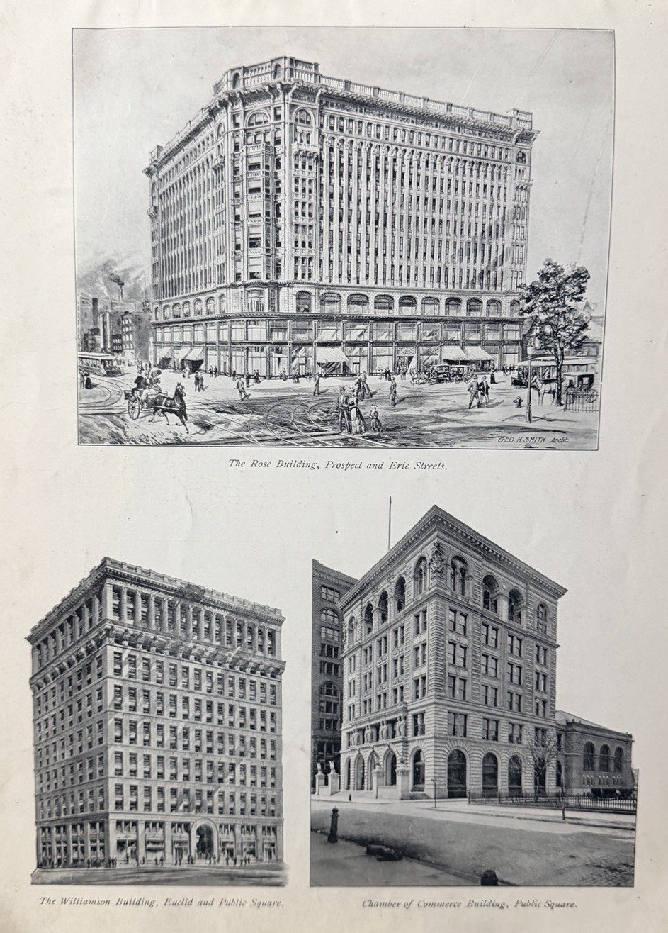 1905 Glimpses Of Greater Cleveland Old Time Views Ohio Photo Souvenir Book