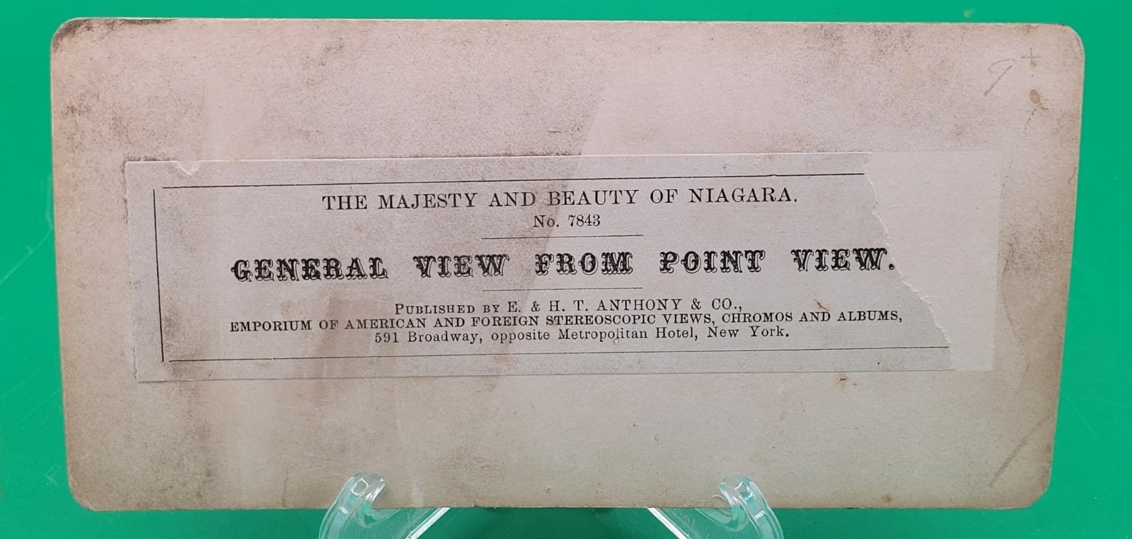 Late 1800’s STEREO VIEWS of NIAGARA FALLS – LOT of 3 – E. & H.T. Anthony Co NY!