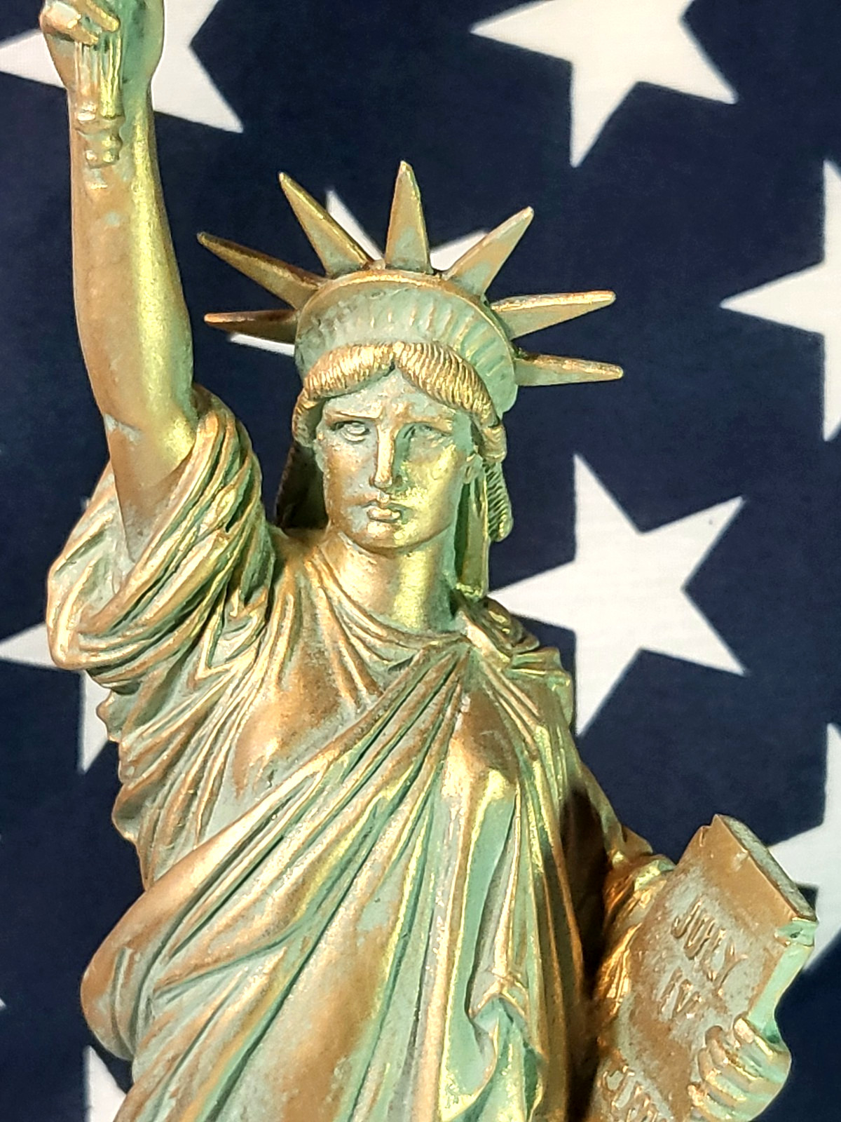 Statue of Liberty Replica -14 Inches Tall -Genuine New York City Souvenir