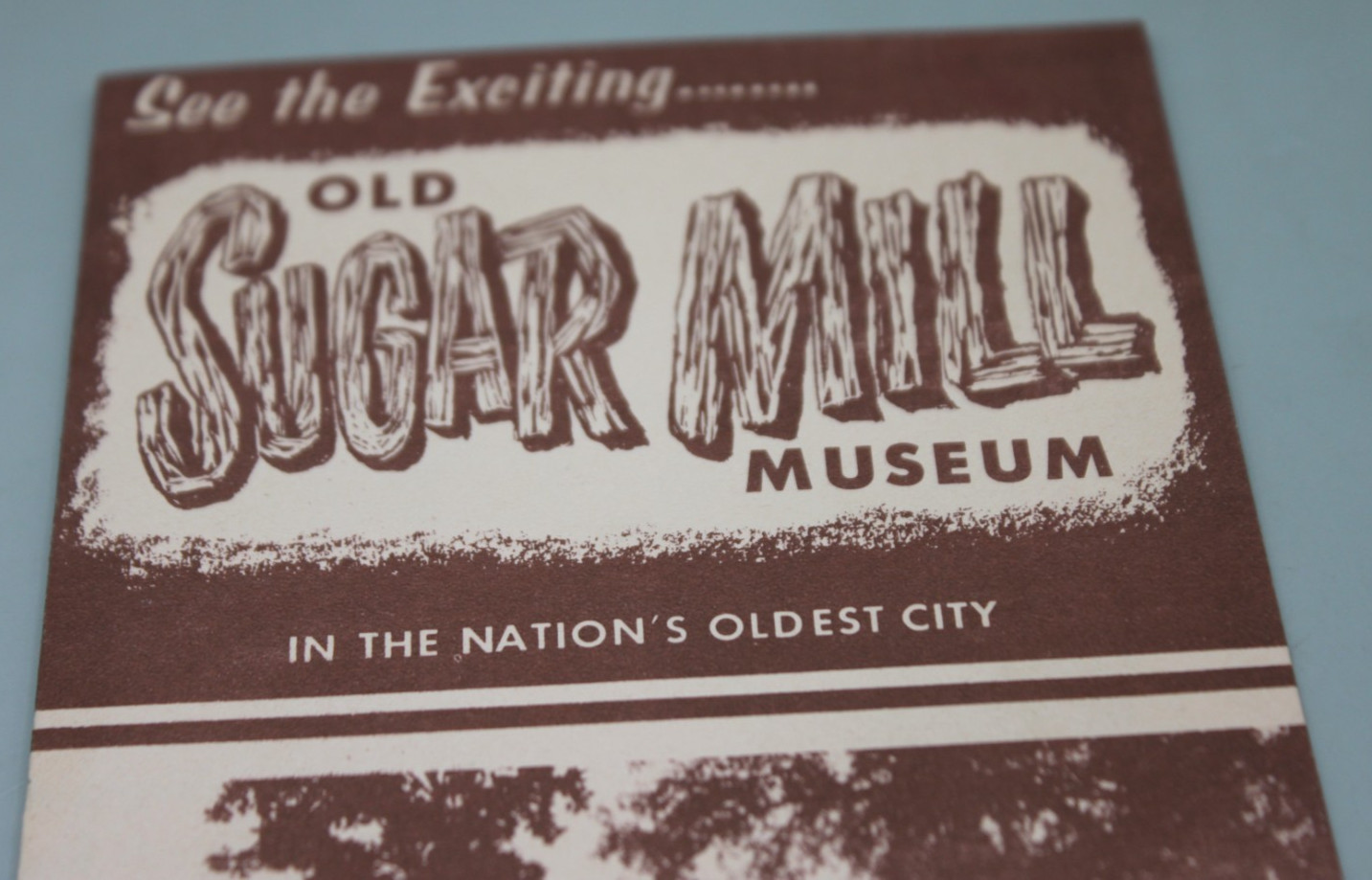 Old Sugar Mill ST Augustine Florida Travel Brochure