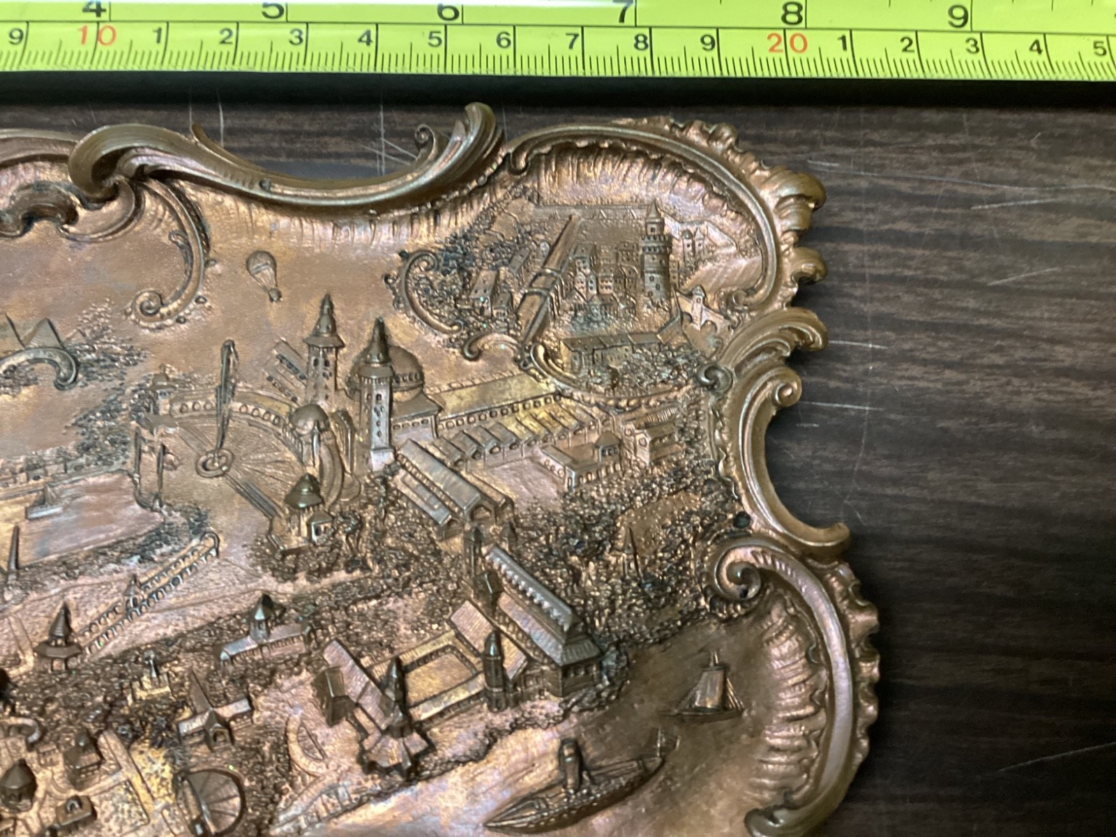 Germany Berlin 1896 Trade Exhibition Official Vintage Souvenir Dish Plate