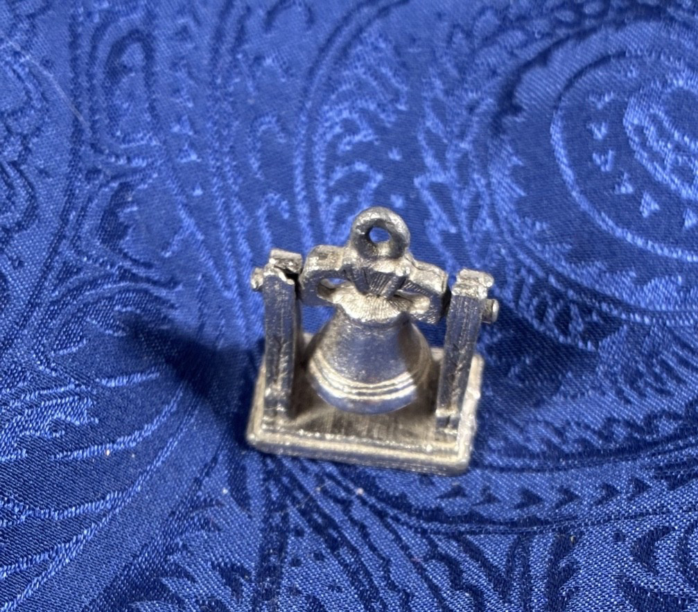 4 Mini Collectibles: Silver Stein, PA Dutch Horse&Buggy, Tea Pot, Liberty Bell