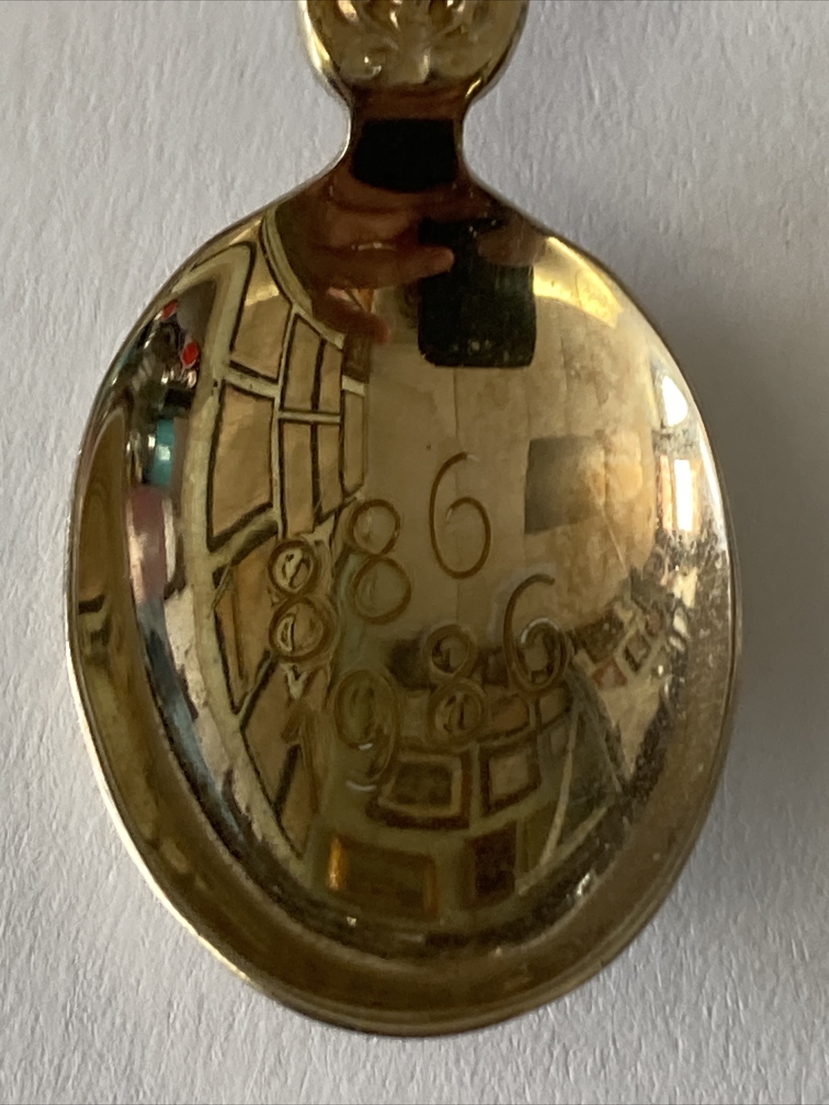 Vintage Souvenir Spoon US Collectible Statue Of Liberty Centennial 1886-1986