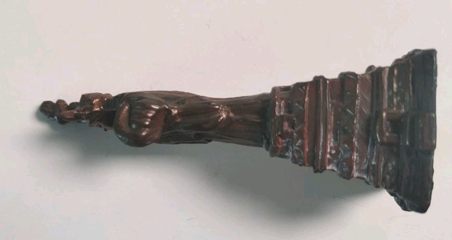Vintage Copper Statue of Liberty Mini Souvenir New York NY 4.25 Inches high