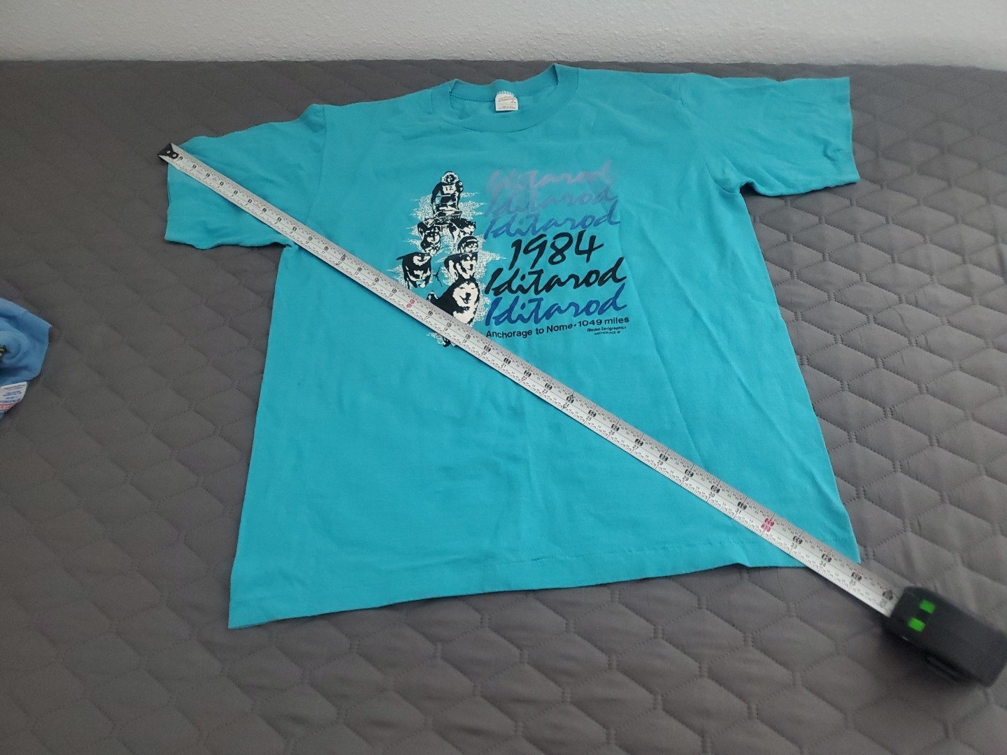 1984 Alaska Iditarod Dog Race Anchorage To Nome T Shirt Size Large Gently Used
