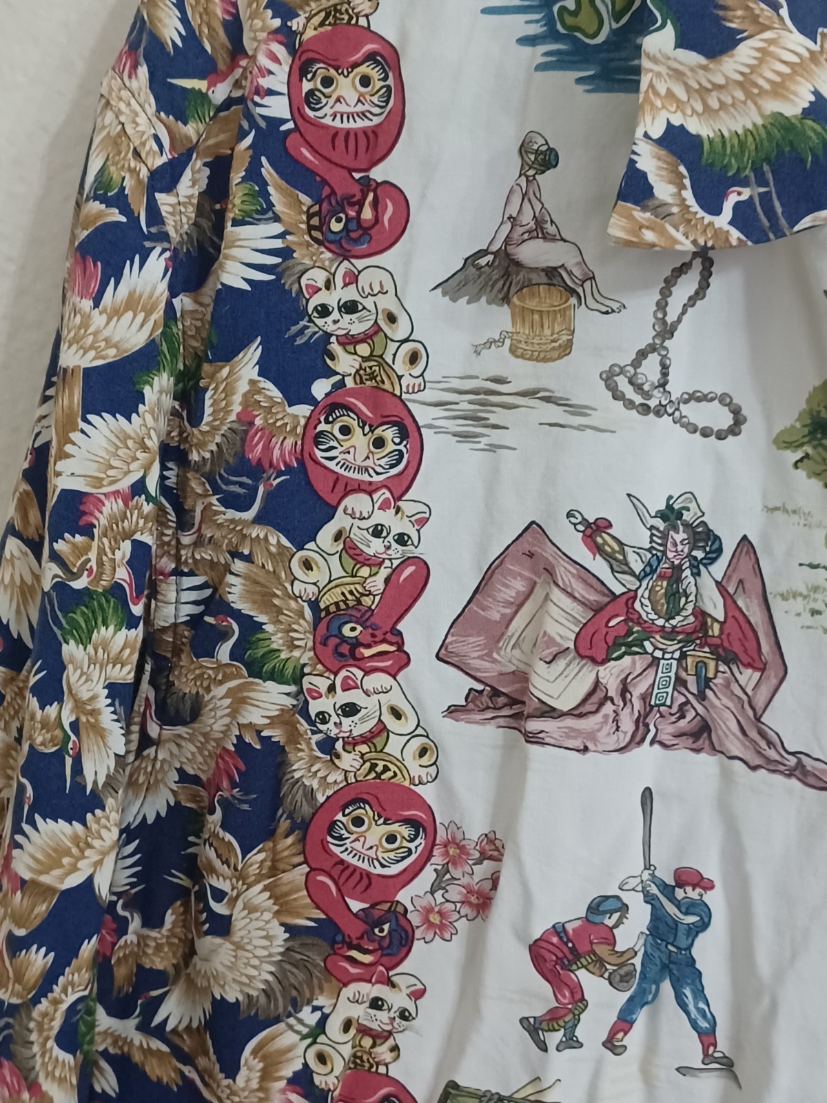 Vintage Reyn Spooner ALL THINGS JAPAN Hawaiian Shirt Size Large Great Condition!
