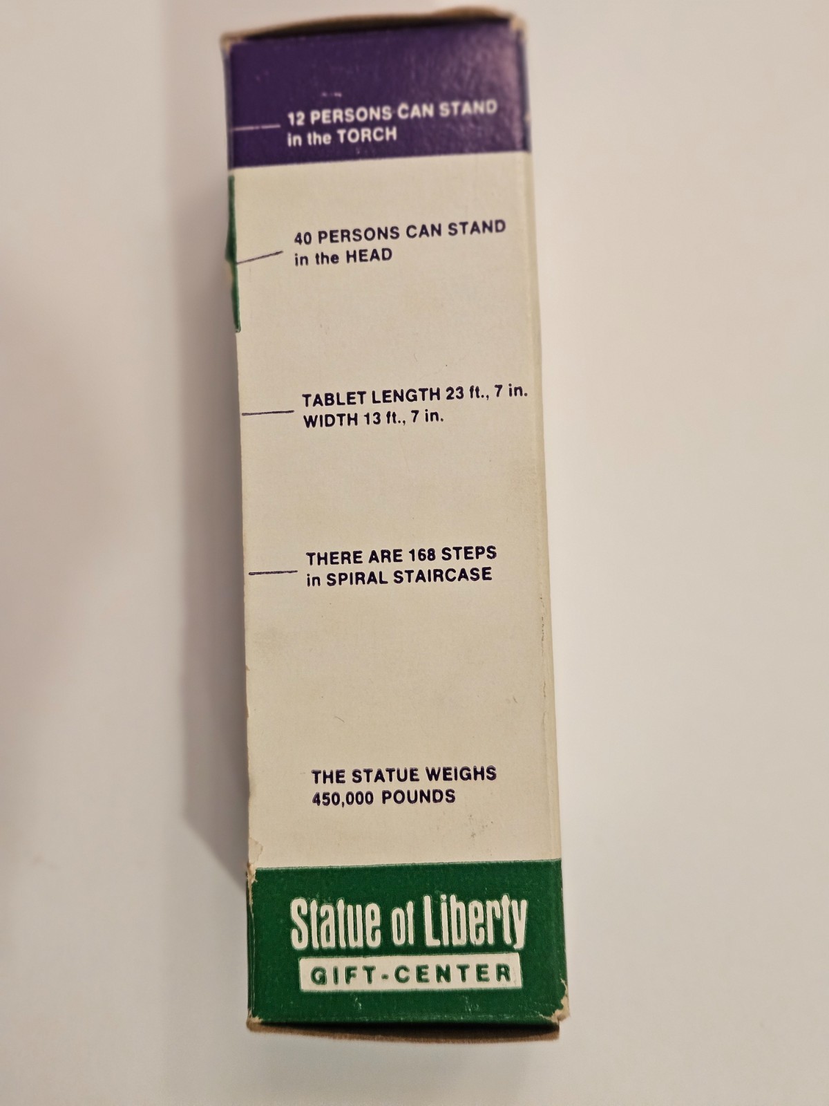Vintage 4.5″ Metal Souvenir The Statue Of Liberty. Unbranded in Box