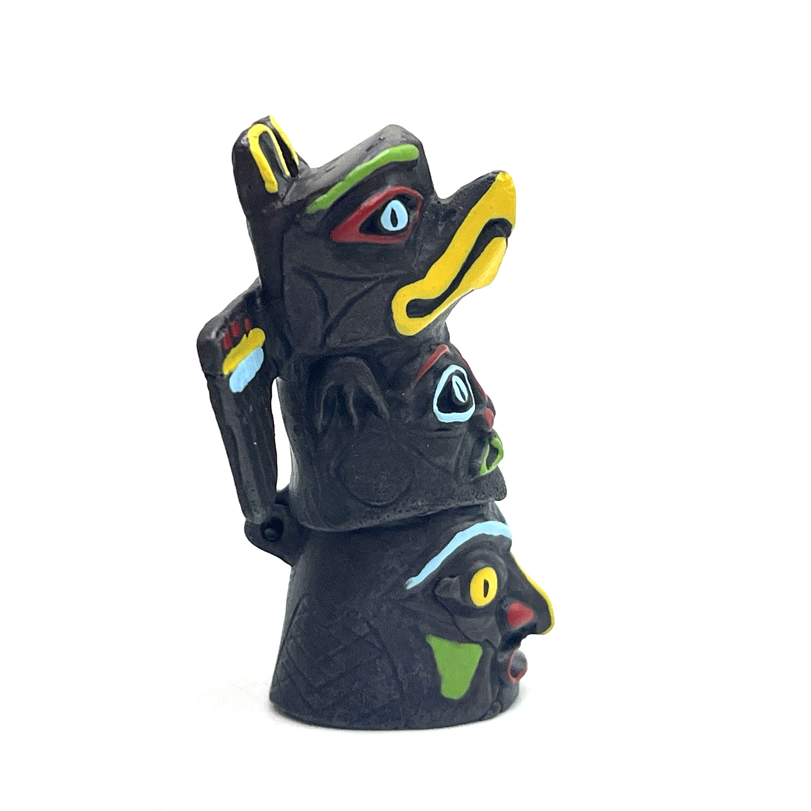 Vintage Heirloom Editions Skagway Alaska Totem Pole Metal Thimble NIB Souvenir
