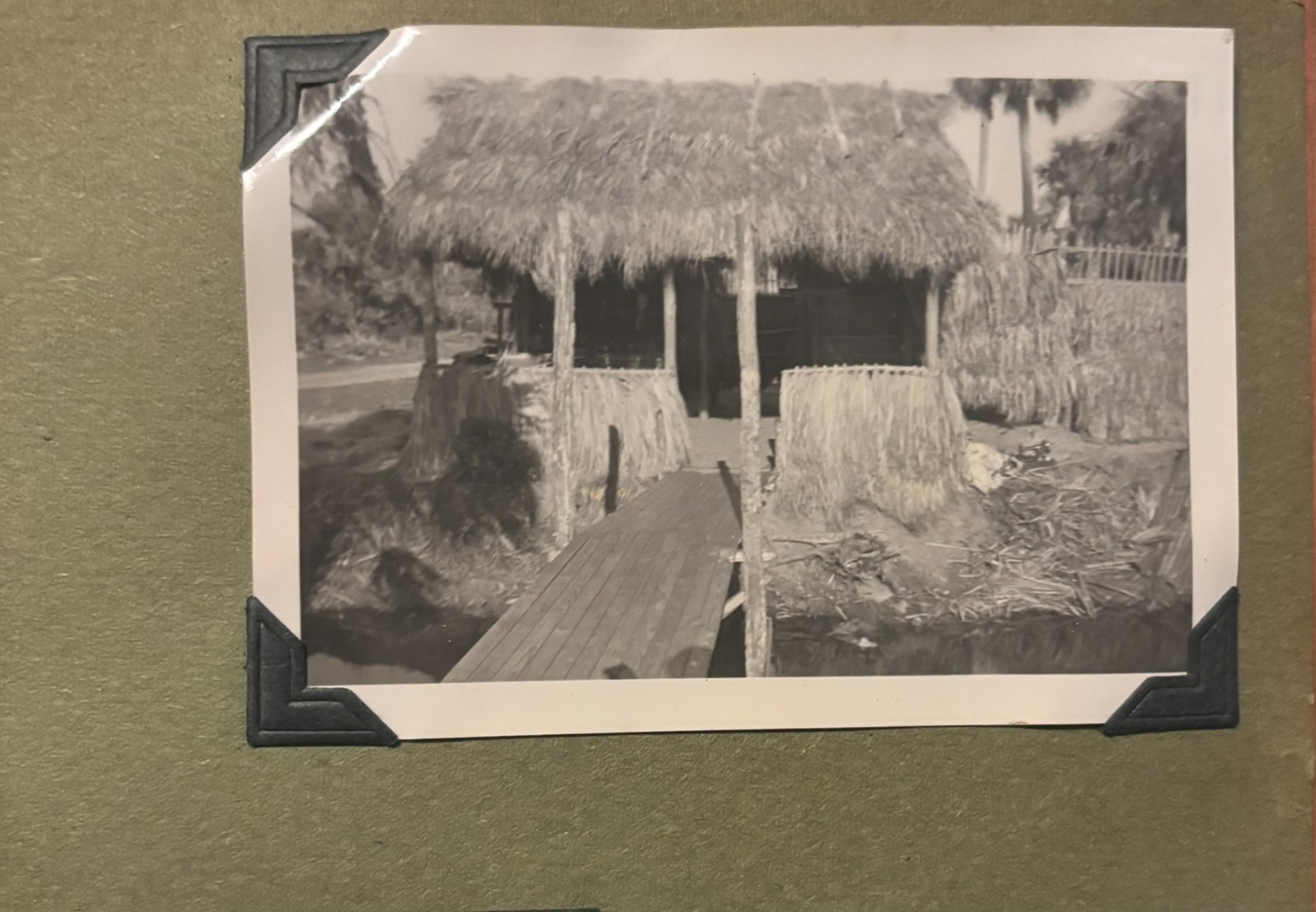 1941 Trip to Florida Wooden Travel Photo Album with 67 Photos