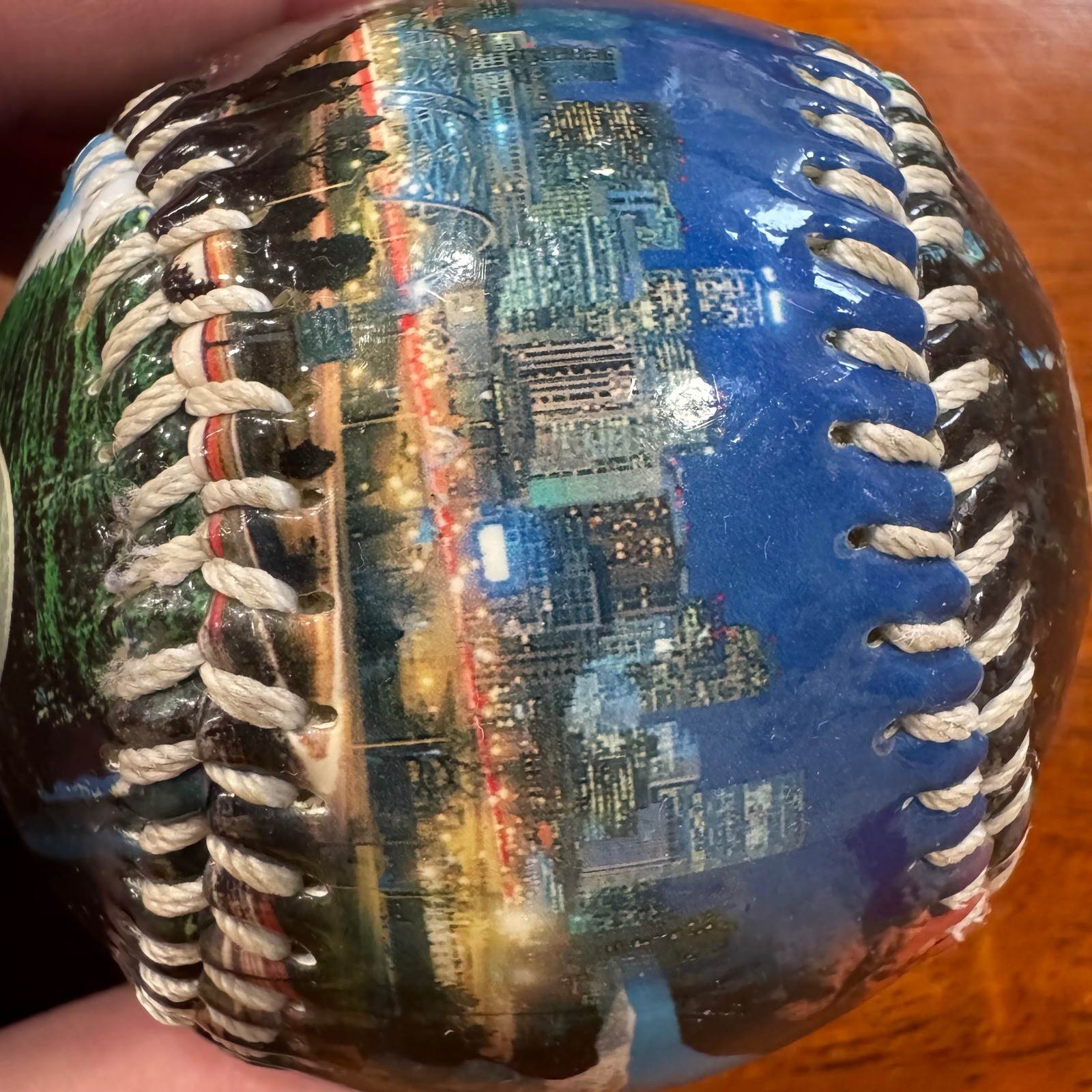 Colorado Souvenir Baseball Rocky Mountains Denver Skyline Garden of the Gods