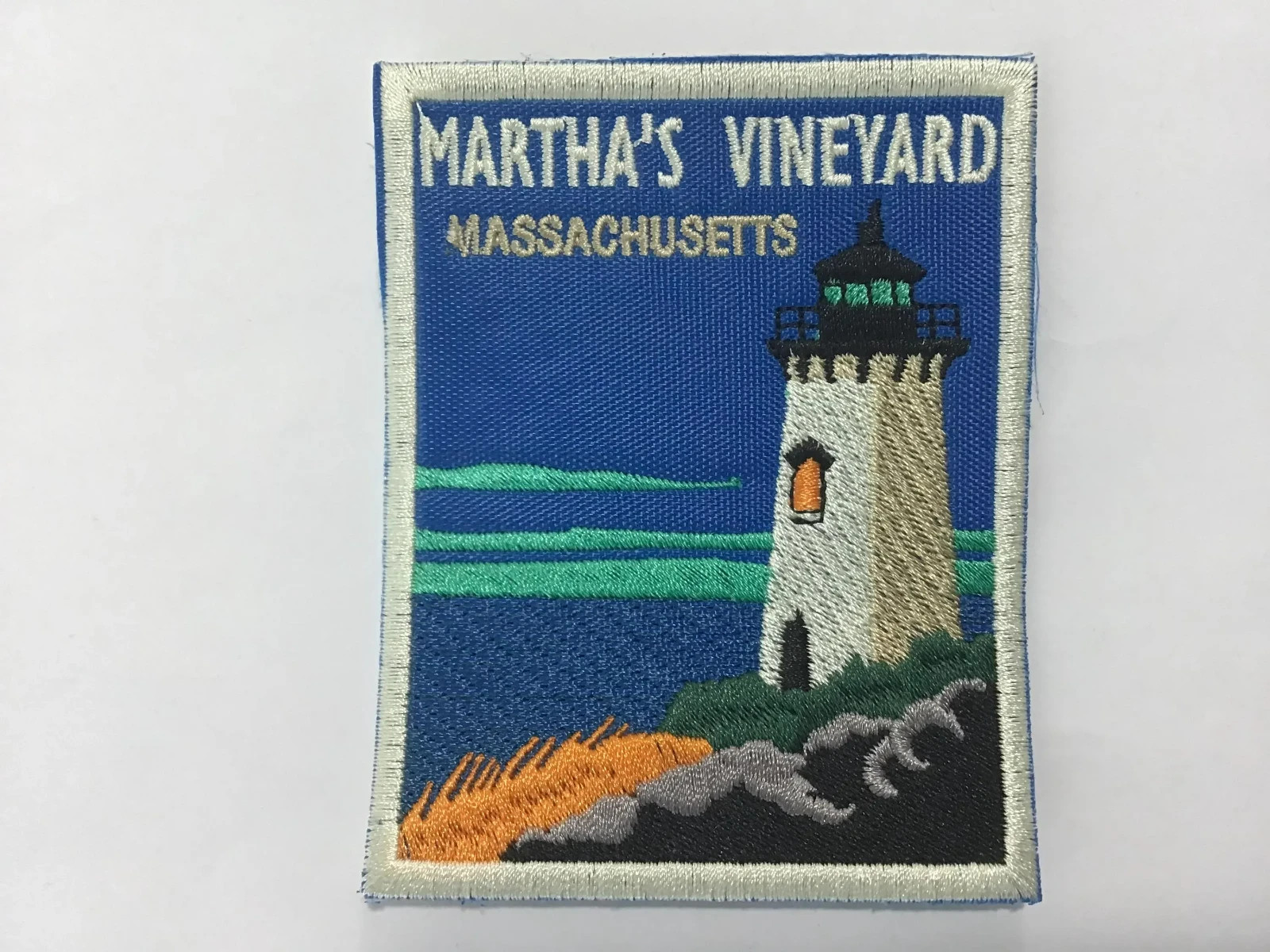 Patch Martha ‘ s Vineyard Massachusetts Cape Cod Nantucket Souvenir Lighthouse