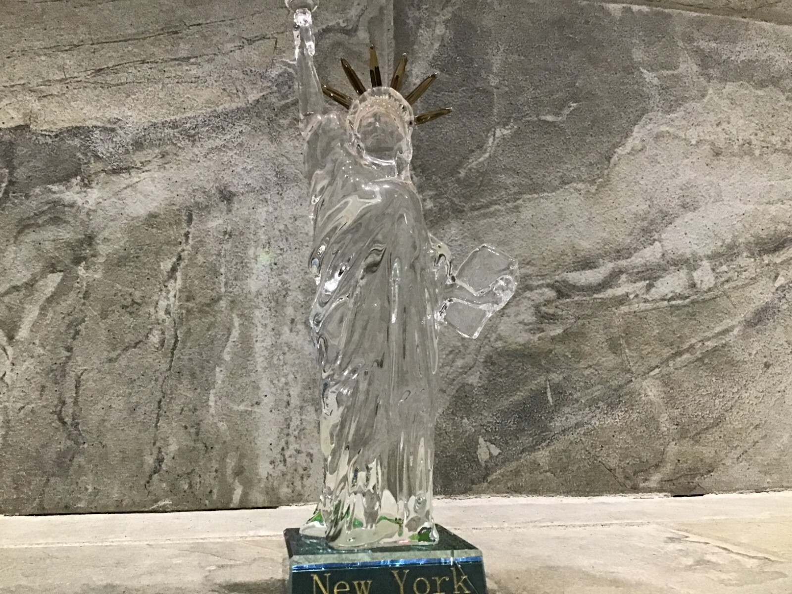 Custom Crystal Statue Of Liberty from New York City approx 7.5″ 3182504192966