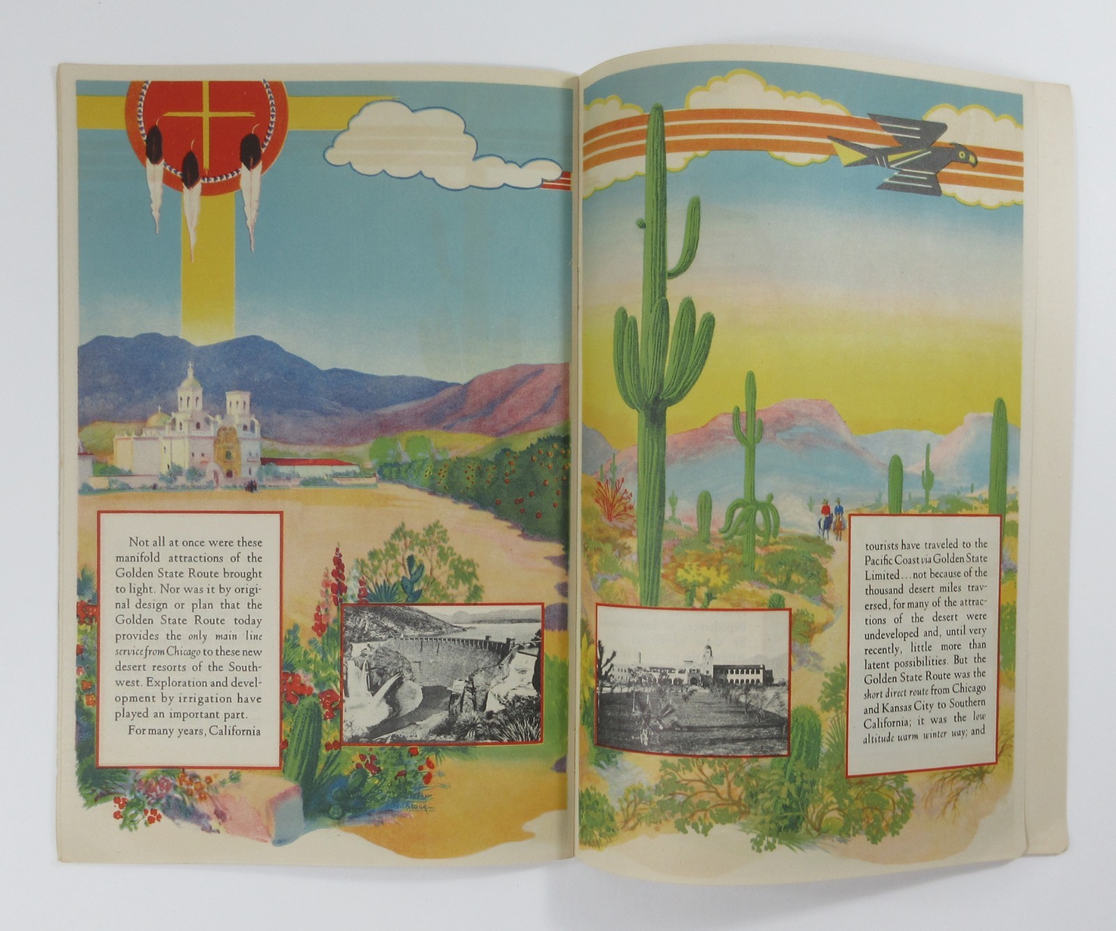 California Arizona Desert Travel Brochure Southwest Rock Island Railroad 1931