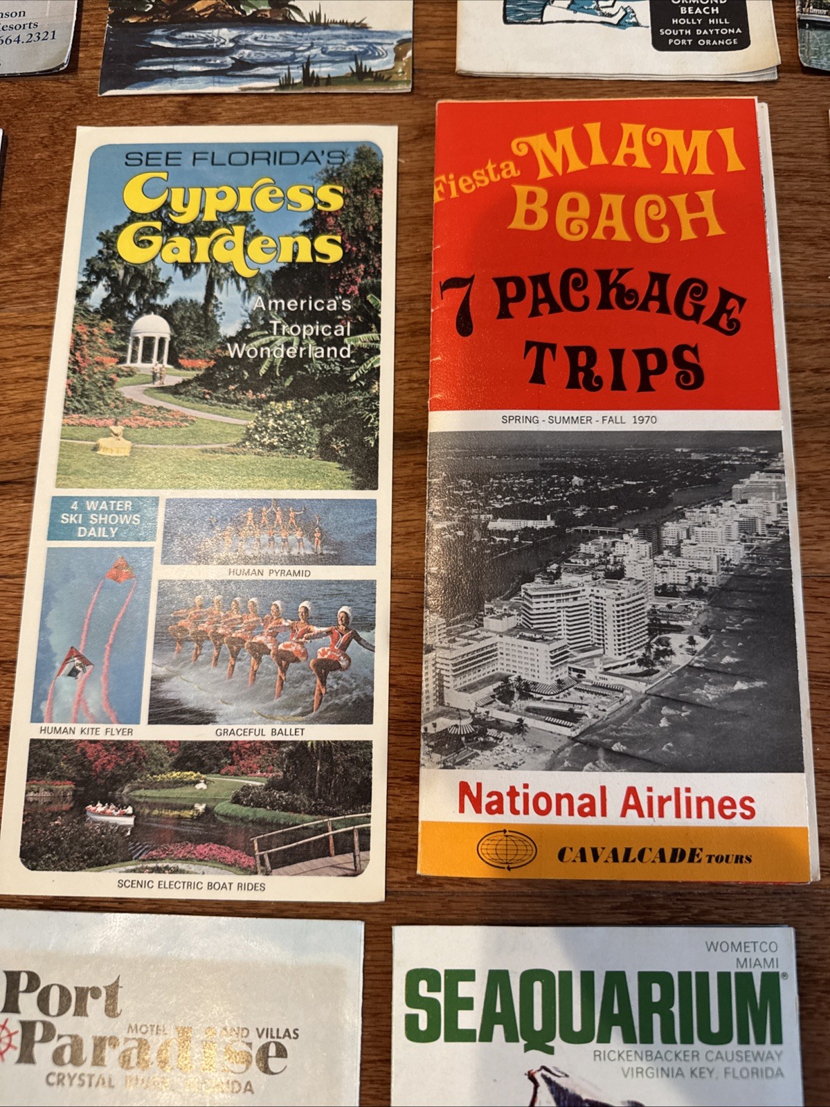 Vintage 1960s – 1970s Florida Brochures – Miami, Key Biscayne, Daytona, Etc – 18