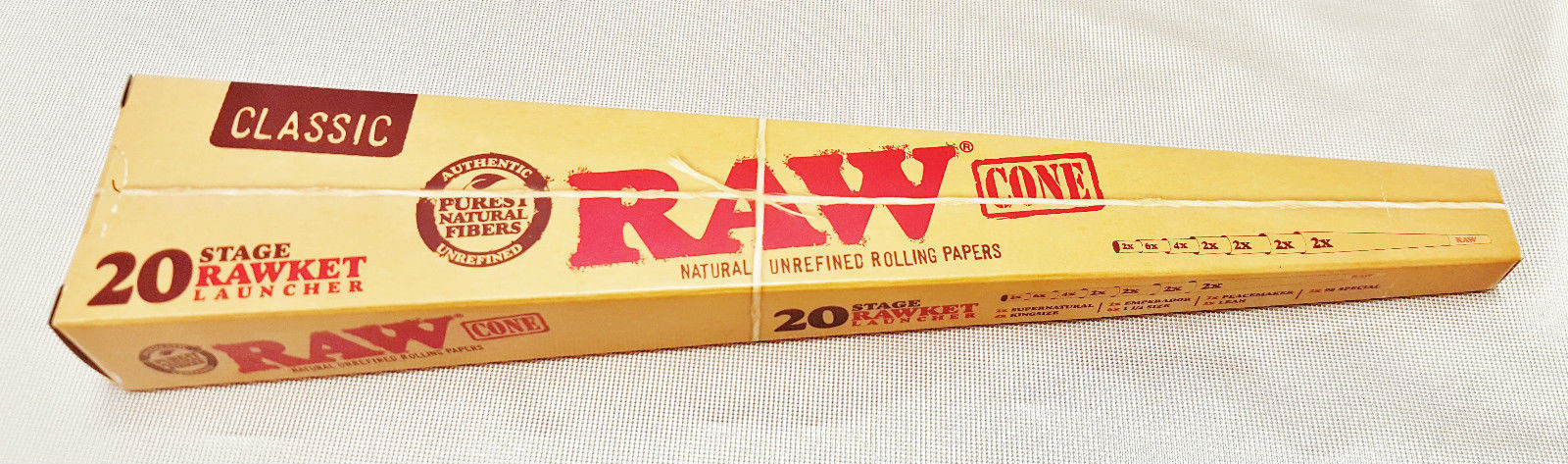 1 Raw Rawket Launcher 20 Stage 20 Cones Per Pack Pre Rolled Supernatural & More