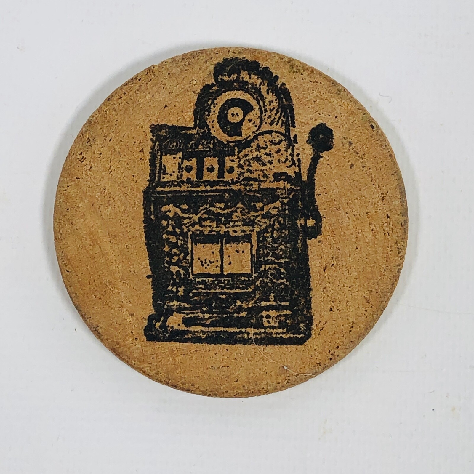 DEB’S GAMING TOKEN Slot Machine Wooden Nickel Gambling Poker Chips Burbank, CA
